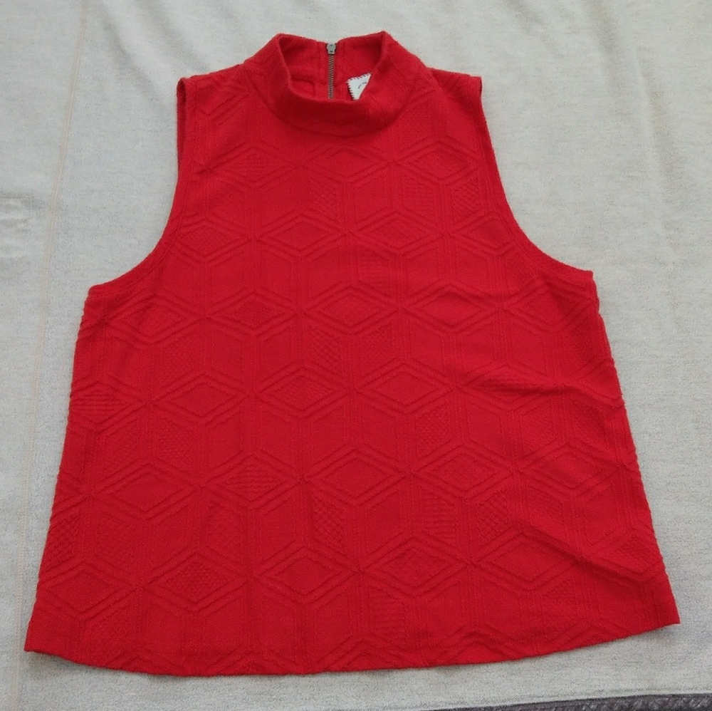 NWOT Anthropologie Mock Neck Top